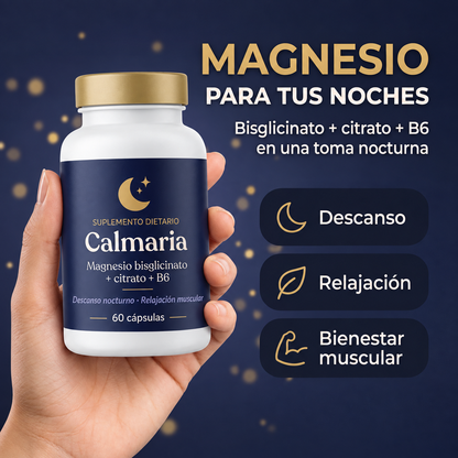 Calmaria: Complejo de Magnesio 3 en 1